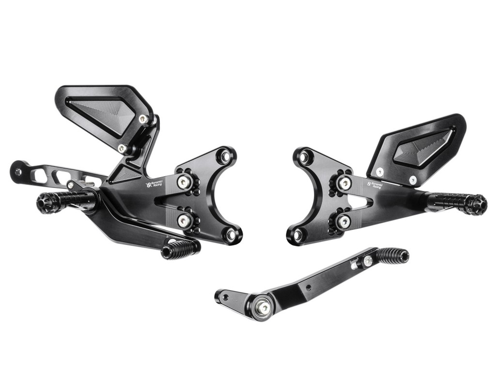 Bonamici Racing Aluminium Rearsets for the Yamaha YZF-R1/YZF-R1M 2015-2023 Bonamici Racing Aluminium Rearsets for the Yamaha YZF-R1/YZF-R1M 2015-2023